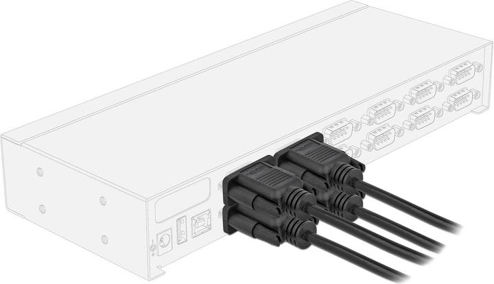 Image du produit Delock Câble de connexion RS-232 DB9, m-m 10 m (10 m, Câbles industriels)