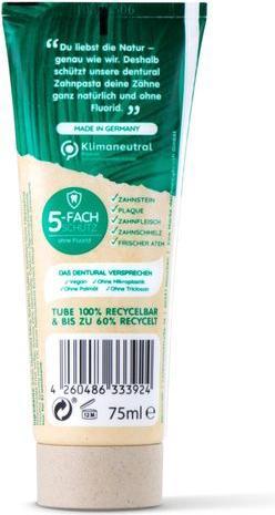 Image du produit happybrush Dentural Natural sans fluor (75 ml)