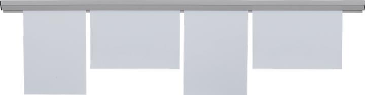 Image du produit Franken Rail de serrage pour papier, autocollant, longueur : 1.180 mm plastique, extensible à volonté