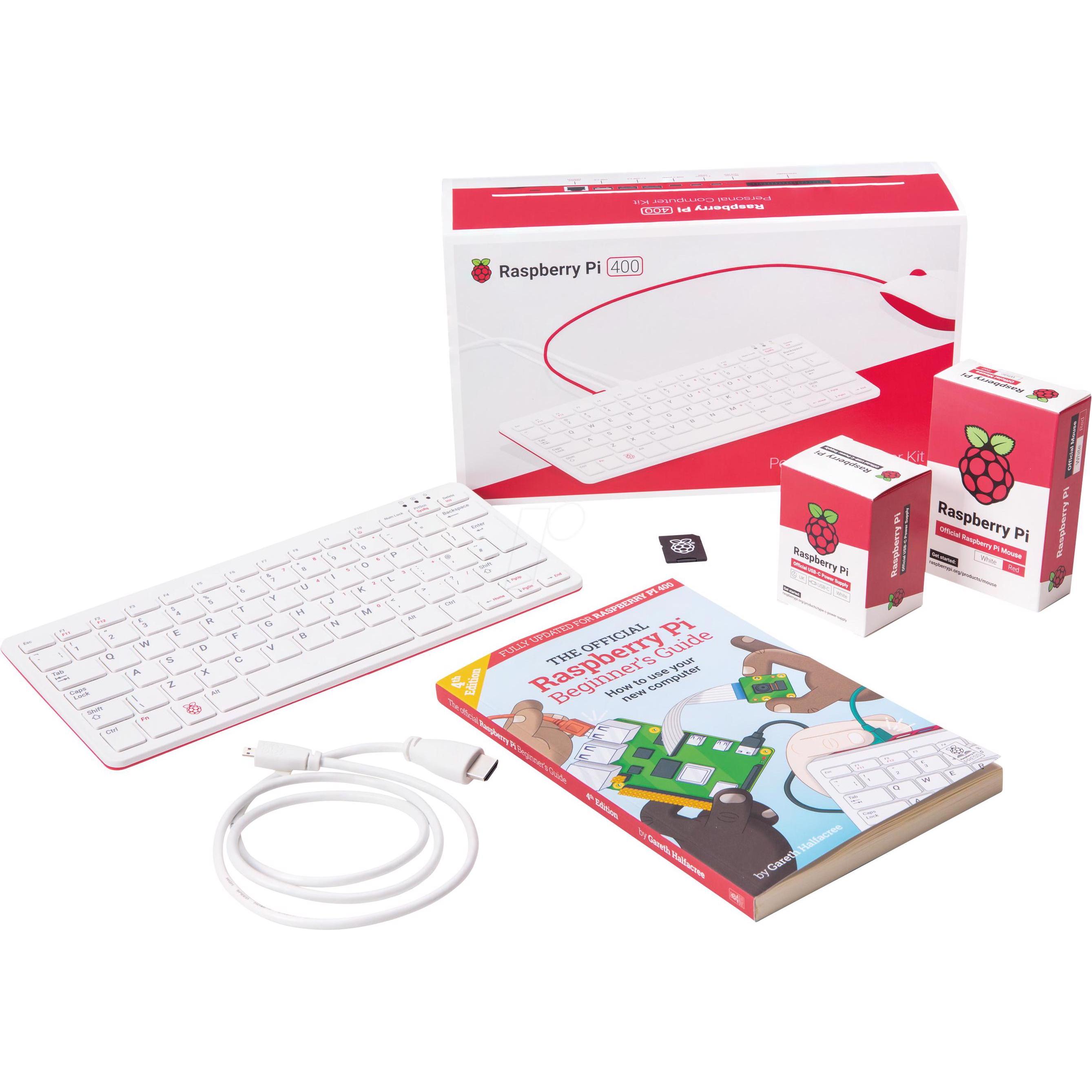 Raspberry Pi Pi 400, Scheda + Kit di sviluppo