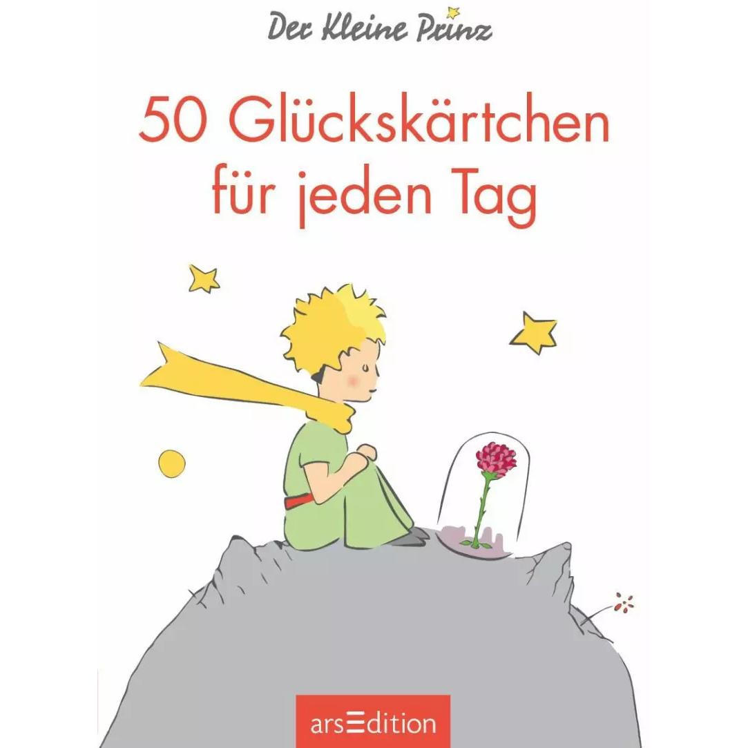 Der Kleine Prinz. 50 Glückskärtchen für jeden Tag, Belletristik von Antoine de Saint-Exupéry
