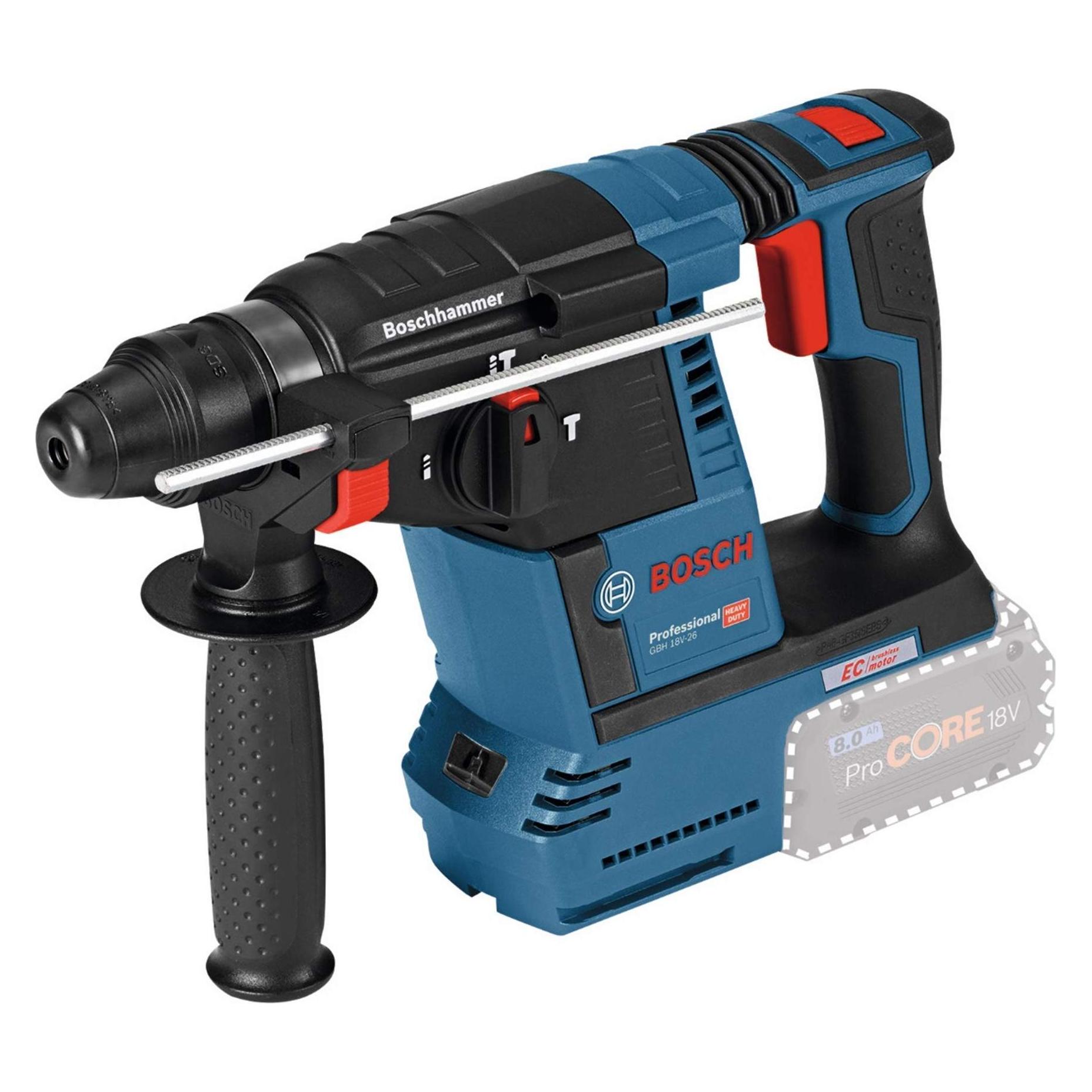 Bosch Professional, Perceuse + Visseuses sans fil, GBH 18V-26 (Marteau perforateur)