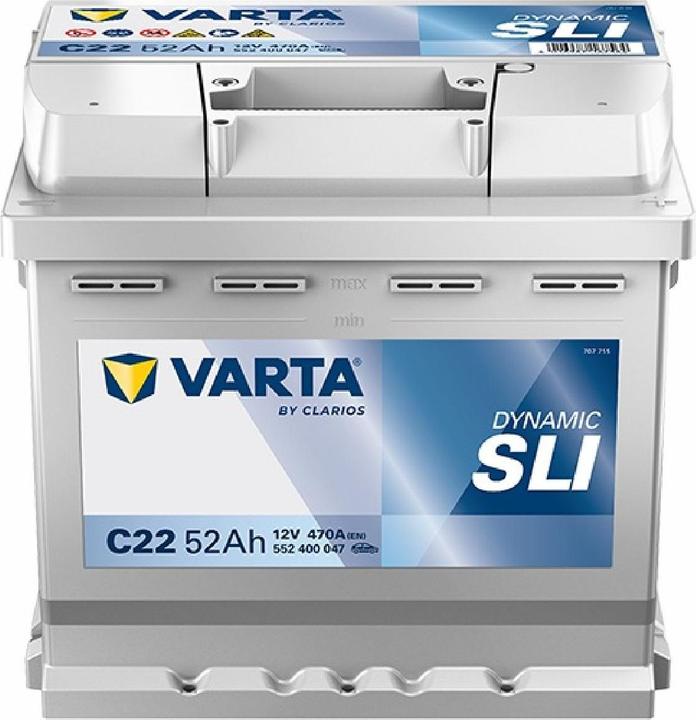 Immagine prodotto Varta Accumulatore (12 V, 52 Ah, 470 A)