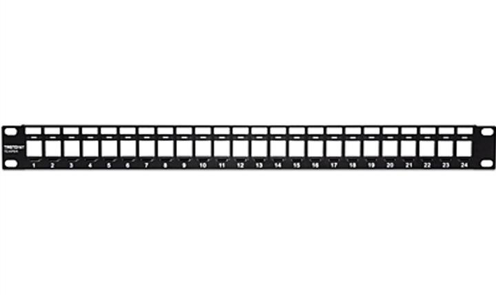 Actual product image Trendnet TC-KP24 patch panel (blank panel)