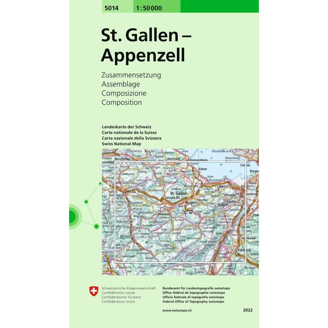 LANDESKARTEN 1:50 000 - Zusammensetzungen, Landkarte