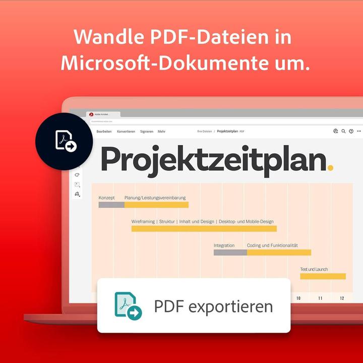Produktbild Adobe Acrobat PDF Pack (1 User, 12 Monate)