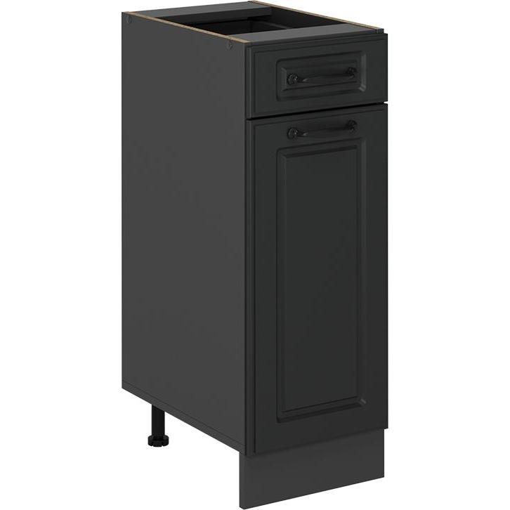 Vicco, Regal, Küchenunterschrank R-Line, Anthrazit Landhaus/Anthrazit, 30 cm ohne Arbeitsplatte