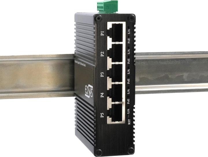 Produktbild Exsys Web-Managed Mini PoE+ Switch 5x 1 Gbit/s (5 Ports)