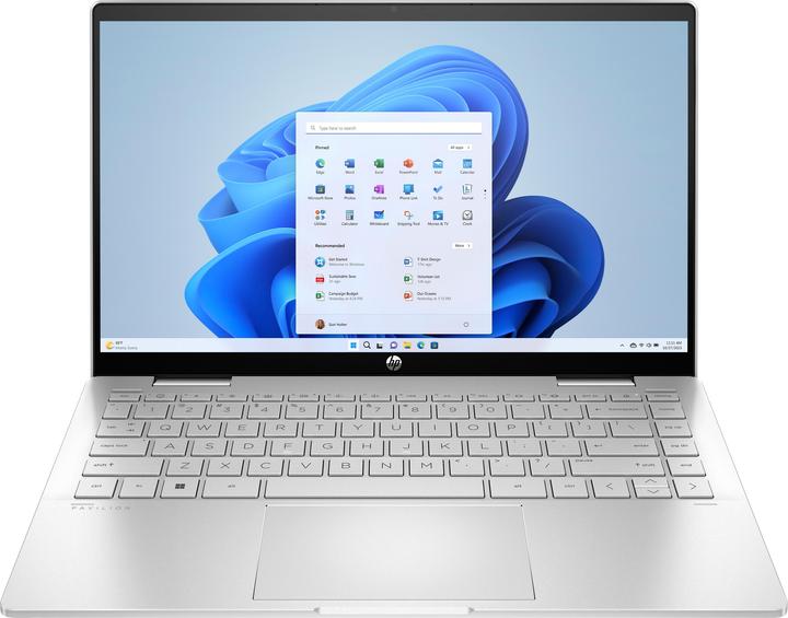 HP Pavilion x360 14-ek2033ng (14", 512 GB, 8 GB, DE, Intel Core 3 100U)