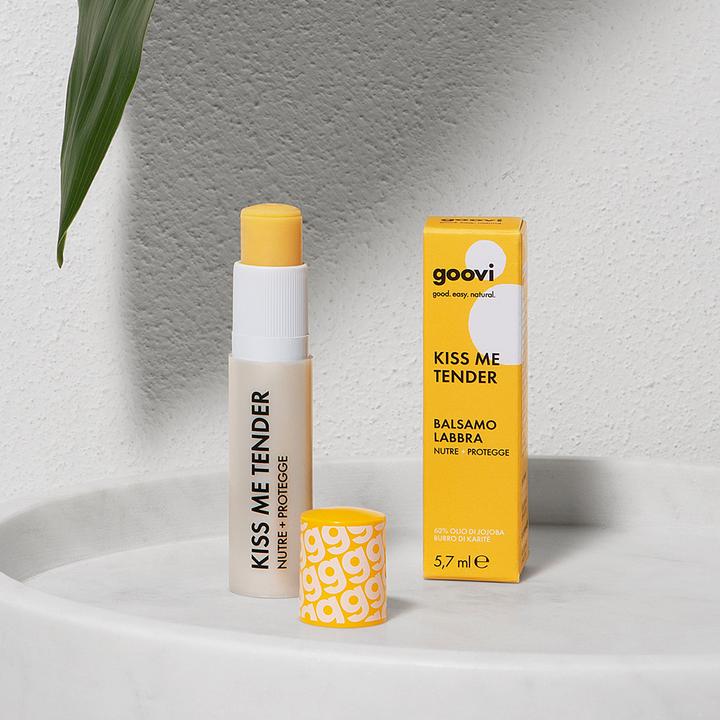 Actual product image Goovi KISS ME TENDER Lippenbalsam Nährend & schützend (Lip balm, 5.70 ml)