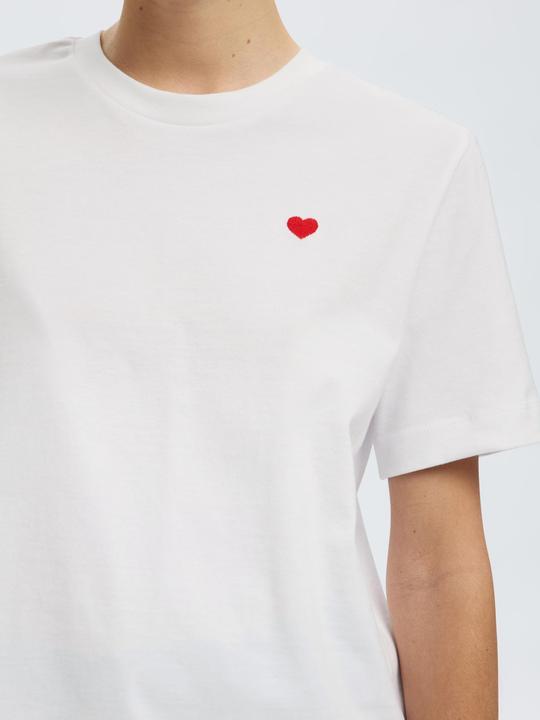 Immagine prodotto Selected Femme Besticktes T-Shirt mit Rundhalsausschnitt (XS)