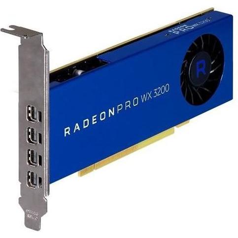 Dell AMD Radeon Pro WX3200 4GB 4 mDP FH Precision 3630 3930 xx20 KIT (4 GB), Grafikkarte