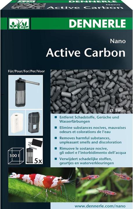 Produktbild Dennerle Nano ActiveCarbon (Innenfilter, Salzwasser, Süsswasser)