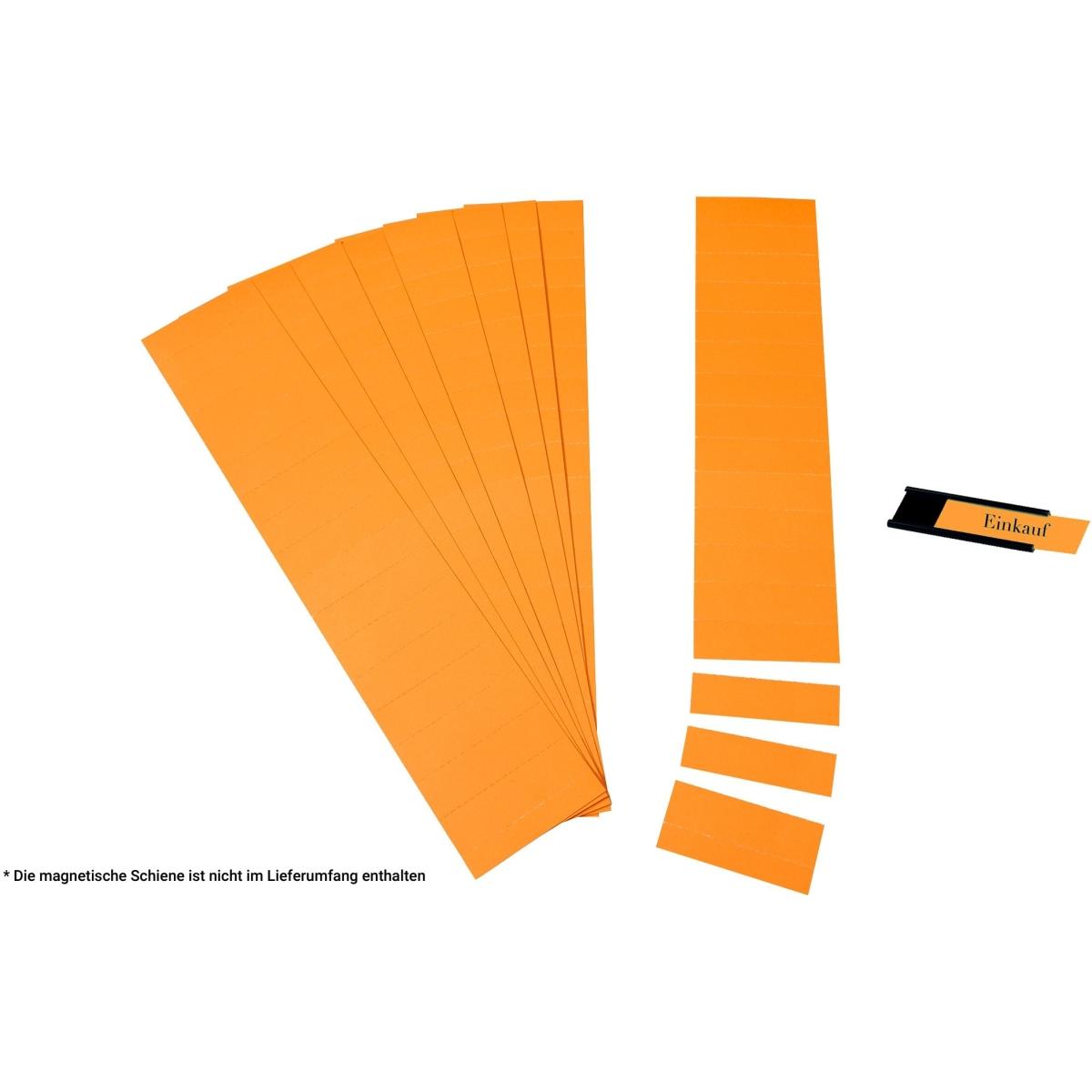 Ultradex, Kartenaufbewahrung, Einsteckkarten für 34mm Einsteckschiene 50x32mm orange VE=90 Stück (35 x 35 cm)