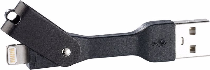 Produktbild Callstel Ladekabel-Schlüsselanhänger für iPhone (Apple-zertifiziert) (0.07 m, USB 2.0)