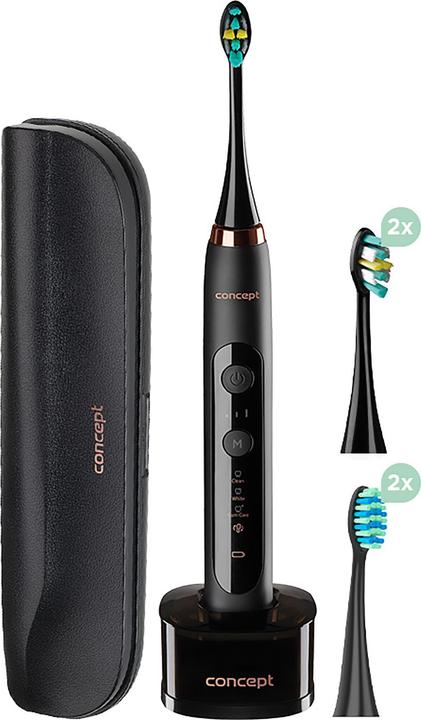 Concept Schallzahnbürste mit Reiseetui Perfect Smile schwarz ZK7011