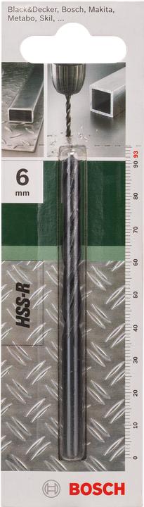 Actual product image Bosch Zubehör Metal drill HSS-R, DIN 338 D= 6.0 mm L= 93 mm (6 mm)