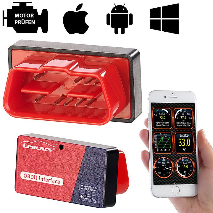 Immagine prodotto Lescars Adattatore OBD2