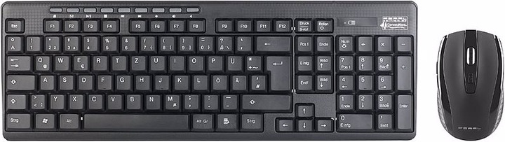 GeneralKeys PEARL Edition Funk-Tastatur- und Maus-Kombination (DE, Kabellos)