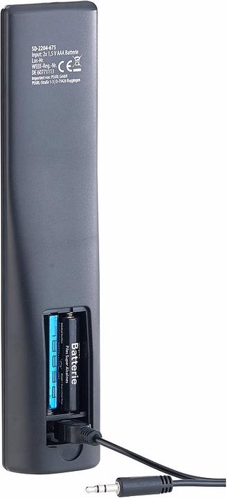 Actual product image Auvisio PC-programmable 4in1 universal remote control (Universal remote control, Infrared)