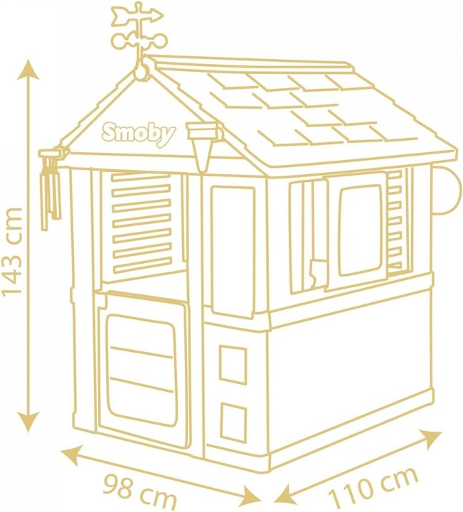 Image du produit Smoby Maison de jeu 4-Seasons