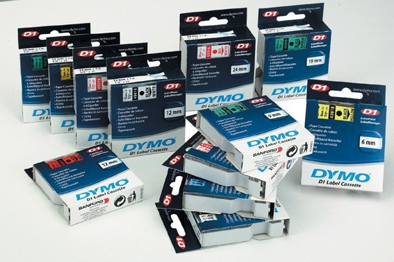 Produktbild Dymo S0720830 Standardband (1.90 cm, Schwarz)