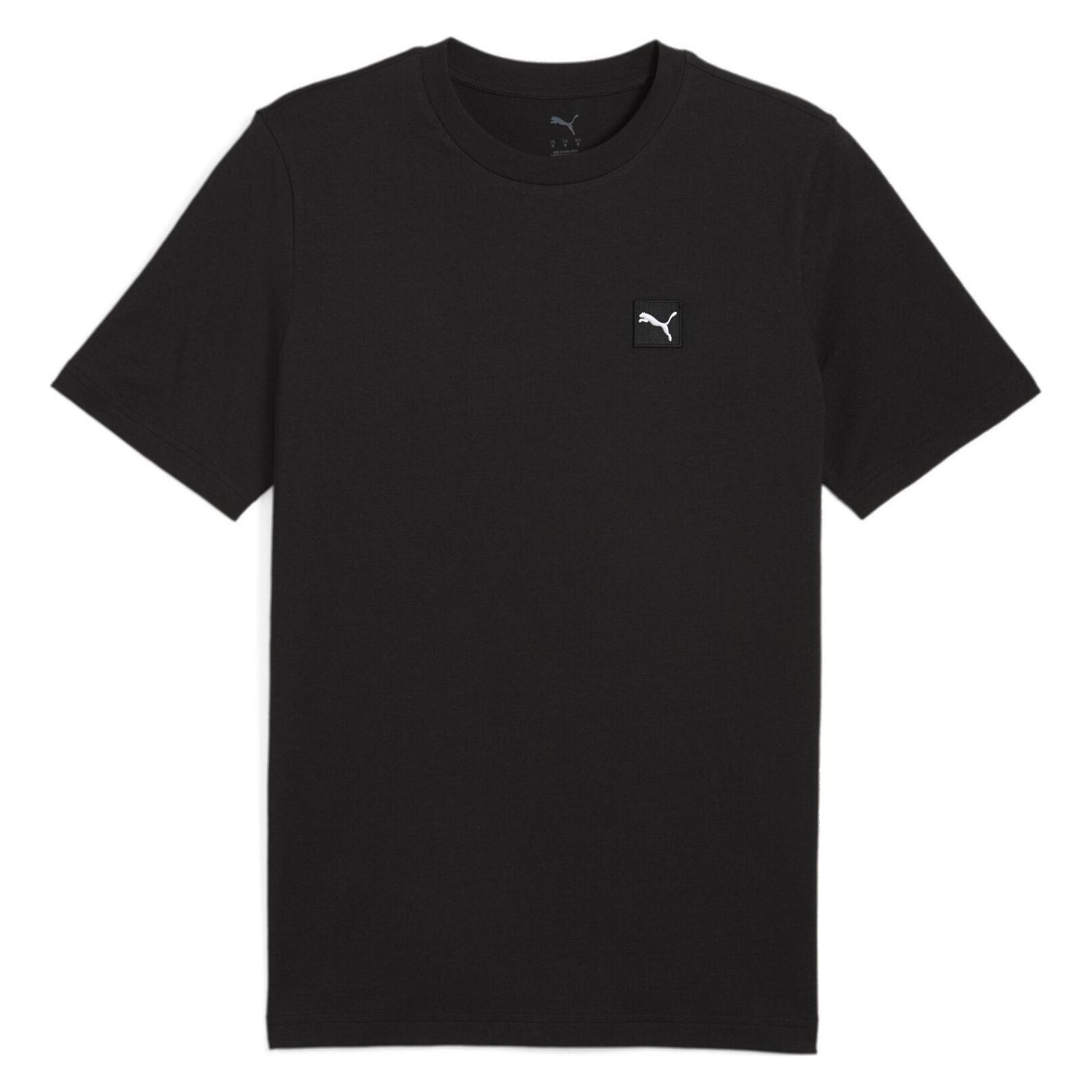 Puma, Mannen, Sportief Shirt, Ess Verhoogd T-shirt (Xl), Zwart, Xl