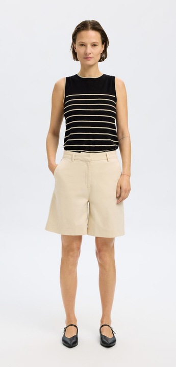 Image du produit Selected Femme Leinenmix Stricktop (XS)