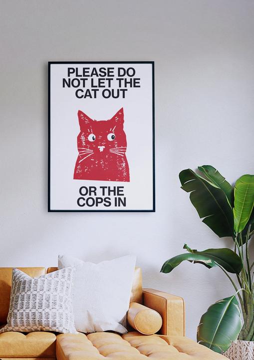 Actual product image Plakativ Sus Cat Poster A2 (59.4 x 42 cm)