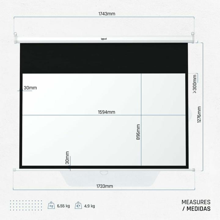 Productafbeelding Iggual PSIMS159 (72.05", 16:9)
