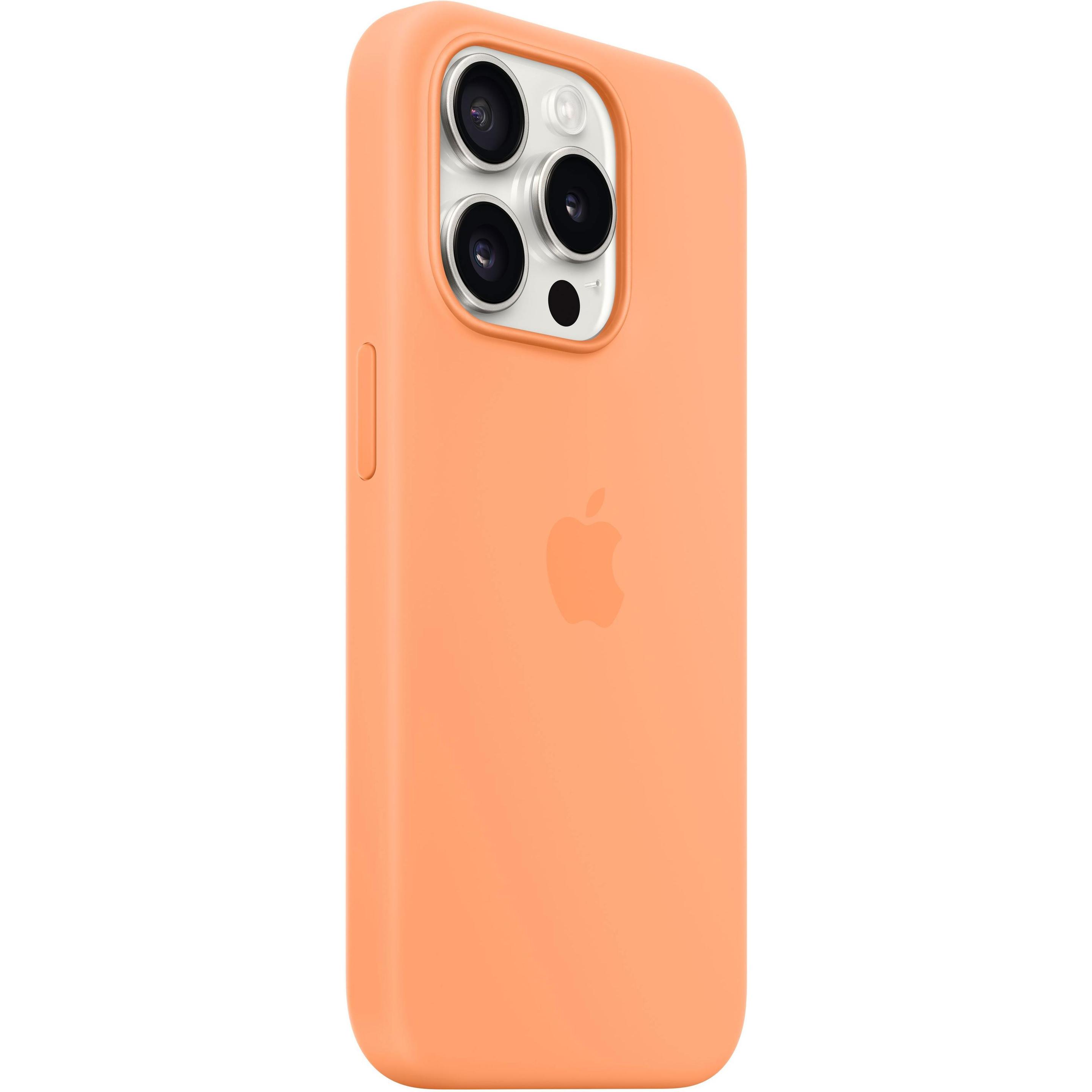 Thumbnail - Apple Silikon Case mit MagSafe (Apple iPhone 15 Pro), Smartphone Hülle, Orange