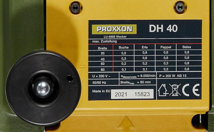 Produktbild Proxxon Dickenhobel DH 40