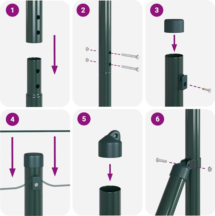 Produktbild vidaXL Gartenzaun