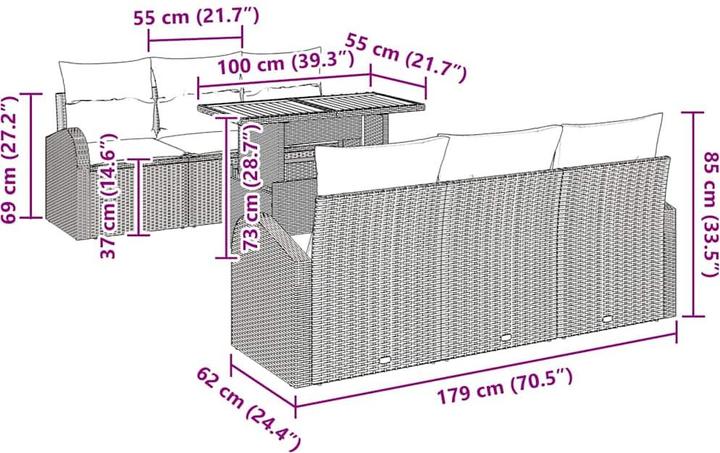 Produktbild vidaXL Devon