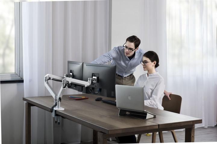 Actual product image Spire Dual Monitor Arm Ii (Table, 27", 9 kg)