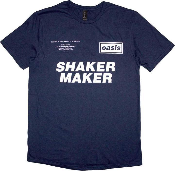 Produktbild Oasis Shakermaker Tracklisting TShirt (M)