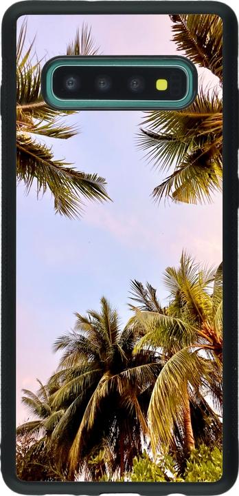 Actual product image PhoneLook Cover silicone black Summer 2023 palm tree vibe (Samsung Galaxy S10+)