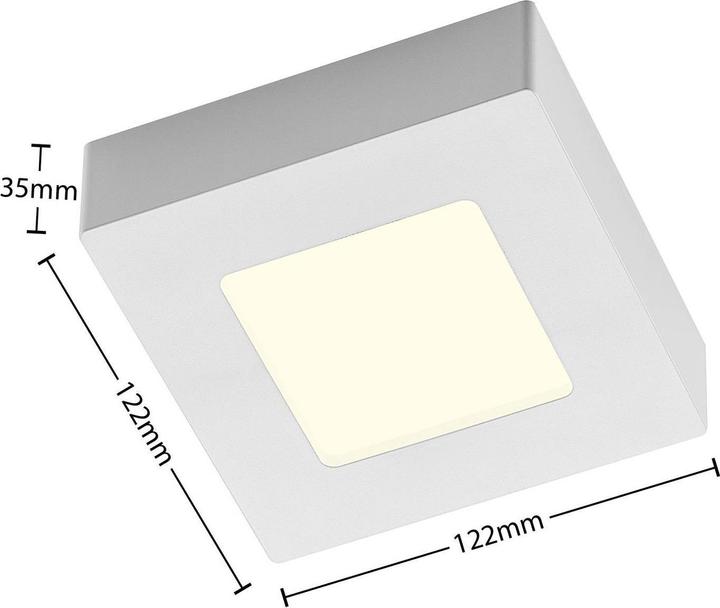 Immagine prodotto Prios Plafoniera Alette LED, bianca, 12,2 cm (705 lm)