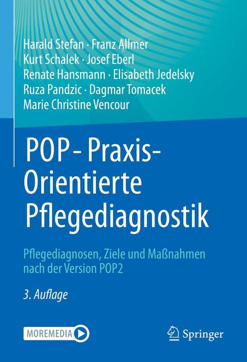 Produktbild POP - PraxisOrientierte Pflegediagnostik (Deutsch, Dagmar Tomacek, Ruza Pandzic, Elisabeth Jedelsky, Josef Eberl, Renate Hansmann, Marie Christine Vencour, Stefan, Franz/Schalek, Harald/Allmer, 2022)