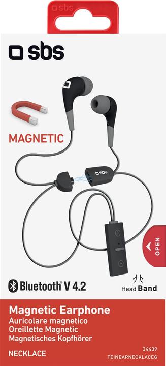 Actual product image SBS Bluetooth in-ear magnetic earphones (Wireless)