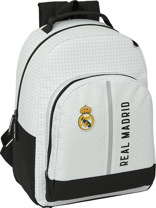 Real Madrid CF Schulrucksack Real Madrid C.F. 24/25 Weiss Grau 32 x 42 x 15 cm