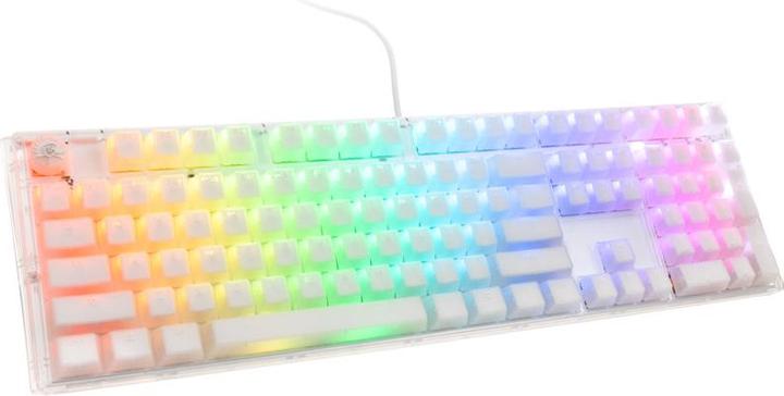 Immagine prodotto Ducky Tastiera da gioco One 3 Aura White, LED RGB - MX-Blue (US) (USA, Cablato)