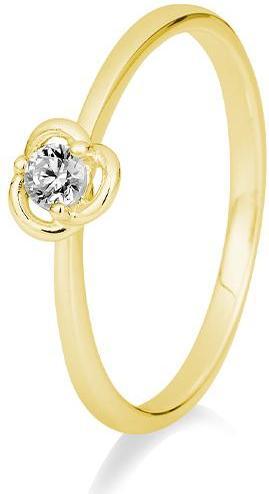 Actual product image Breuning RING - Rose setting with diamond (54, 750/18 K Gold)