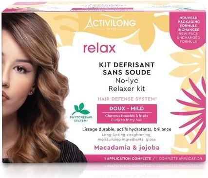 Immagine prodotto Activilong Actigloss No-Lye Relaxer Kit with Jojoba and Macadamia (Set per la cura dei capelli)