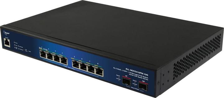Actual product image Allnet Apollo full managed Layer2+ 10Port - 8x 2.5GB - PoE Budget 240W - 8x PoE at - 2x SFP+ - Apol (10 ports)