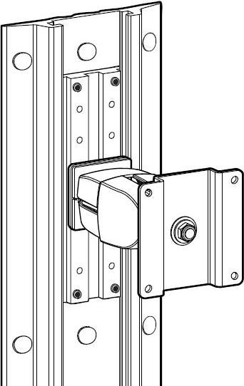 Immagine prodotto Ergotron Kit di montaggio braccio LCD LCD guida profilata ALU (Muro)