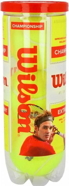 Image du produit Wilson Balles de tennis CHAMPIONSHIP 3 pièces WRT100101