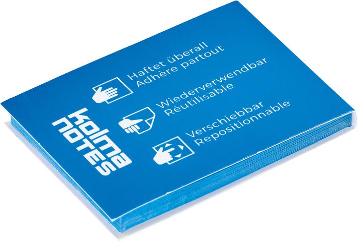 Actual product image Kolma Sticky notes Notes A8 static cling blue (52 x 74 mm)