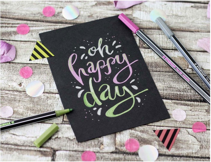 Produktbild STABILO Pen 68 Premium Metallic-Filzstift (Sortiert, 8 x)