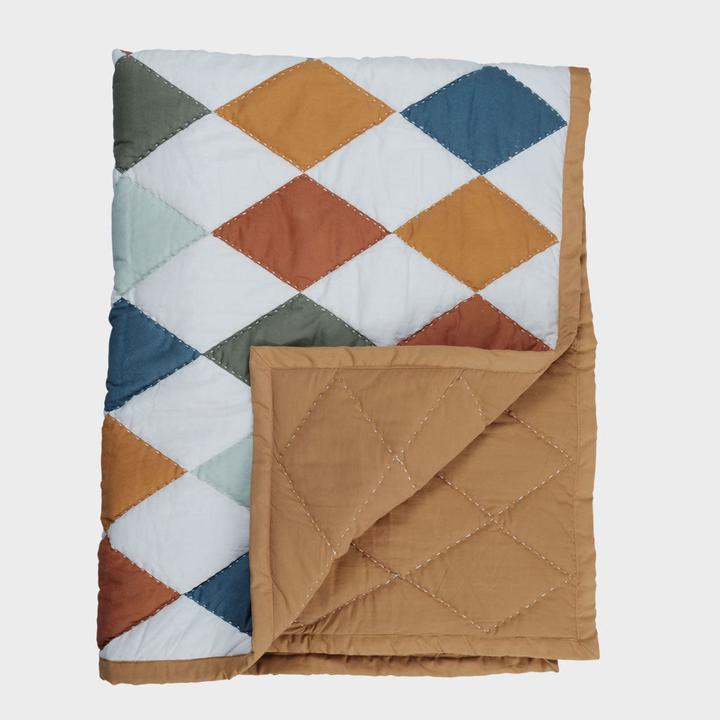 Fabelab Decke Patchwork Diamond (140 x 110 cm)